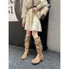 Maillard Long but Knee Boots Derelict Merry Sioux Knight Boots Thick Heel Skinny Tall Boots