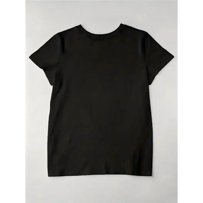 European Size Women's Plus Size Clothing,Tshirt, Casual Short Sleeved Round Neck Top,Comfortable Fit for All Seasons,T-shirt with Unique 2D Flat Print