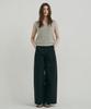 LOSSYROW Urban Wide Chino Pants Black
