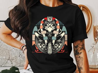 Ancient Egyptian Gods T-Shirt, Mythology Artwork, Egypt Religion Tee, Historical Deity Design, Anubis Thoth Osiris, Unisex Shirt