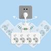 Multipresa UE con Interruttore Generale, 4 Prese AC, Opzionale USB e Type-C – Cavo Corto Flessibile