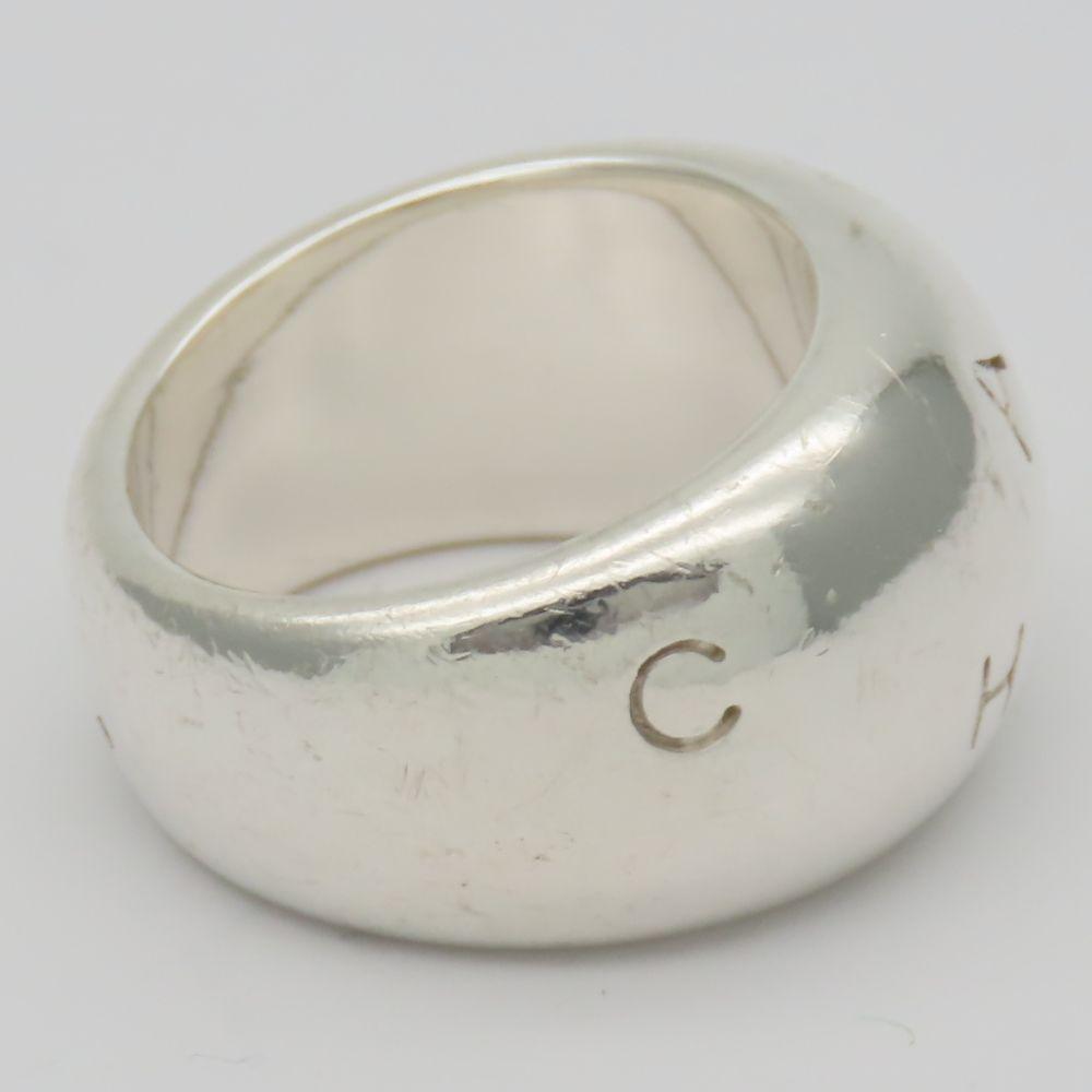 Used CHANEL Ring EU#51 Silver925 17.6g Silver Accessories