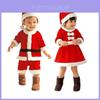 Kerstkostuum voor Kinderen Voor Jongens En Meisjes Polyestervezel Kerstman Outfit Geschikt Voor Kerstactiviteiten In Kleuterschool Maten 80-150cm