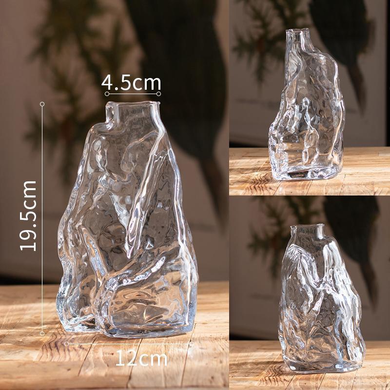 Wazon Szklany wazon Ozdoby do dekoracji domu Kompozycja kwiatowa Wazon na kwiaty