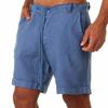 Men Fashion Summer Loose Linen Breathable Pants Casual Quick-Drying Short Sports Trousers