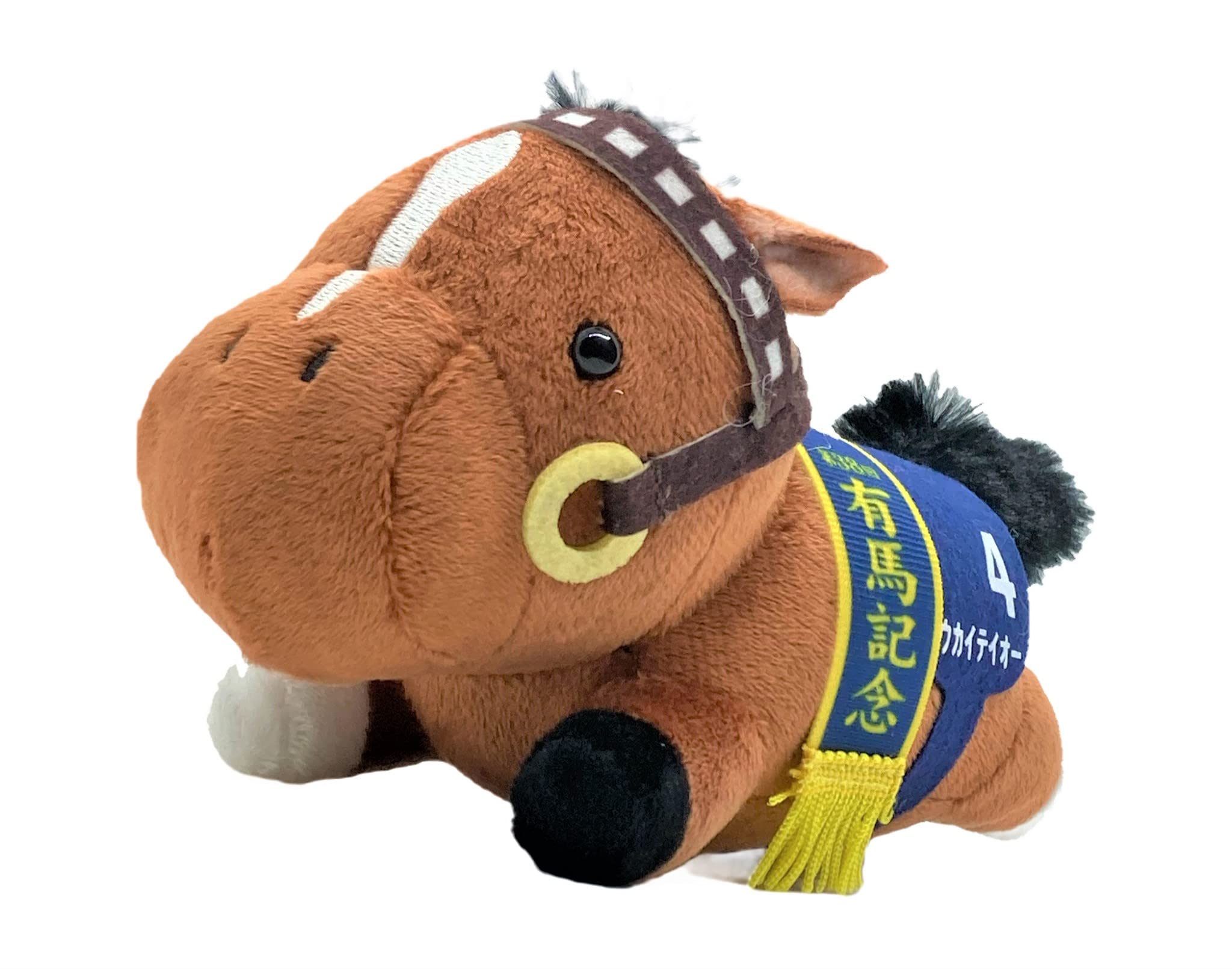 

Thoroughbred Collection Lying Down Plush Toy 18cm Approx. (Tokai Teio)