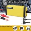 12V 2A Autobatterieladegerät 220V Netzteil Puls Reparatur Lader Nass Trocken Blei-Säure-Batterie LED-Anzeige Moto LKW Batterieladegerät