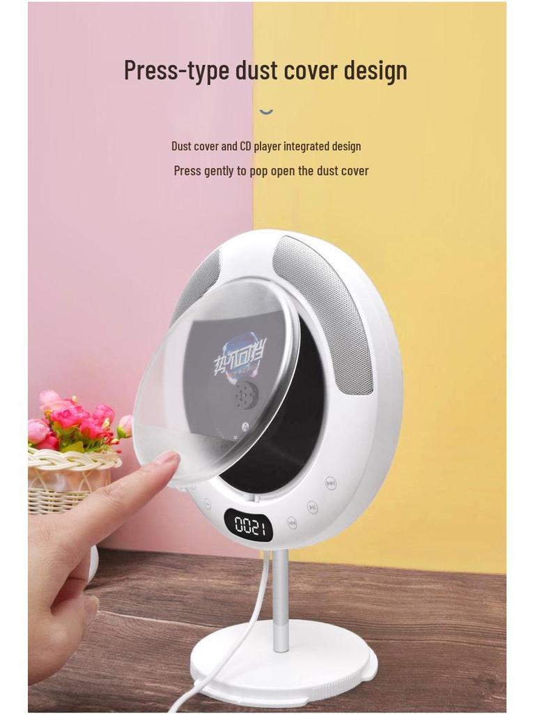 Radyolu ve İngilizce Tekrarlama Fonksiyonlu Kecag Duvara Monte Bluetooth CD Çalar