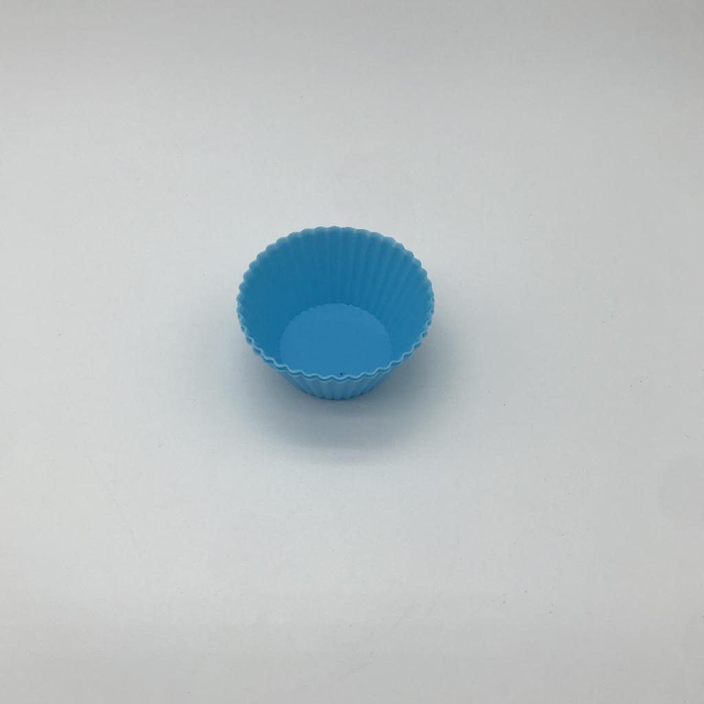 High-Temperature Resistant Round Silicone Cake Tart & Muffin Mold - 7CM Diameter