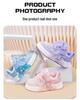 Spring/Summer 2026 Girls' Cartoon Mesh Breathable Sports Shoes - Soft Sole, Non-slip Casual Sneakers
