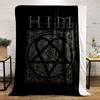 Roses and HIM Gothic Design for All Seasons Blanket Lunch Break Throw Gift
