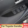 Dla Toyota Corolla E210 - 2022 12. Stal nierdzewna Panel przełącznika szyb Regulacja Pokrywa Wykończenie Naklejki Paski Ozdoba Stylizacja Samochodu