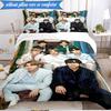 K-pop Music Group 3pcs K-pop Music Group Bedding set,Ideal for Bedroom, Dormitory,Including Duvet Cover And 2pcs Pillowcases,Fan Gifts