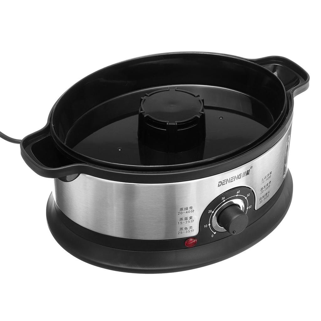 Buy 800W 9L 3 Tiers Electric Food Steamer Timing Home Food Steamer ...