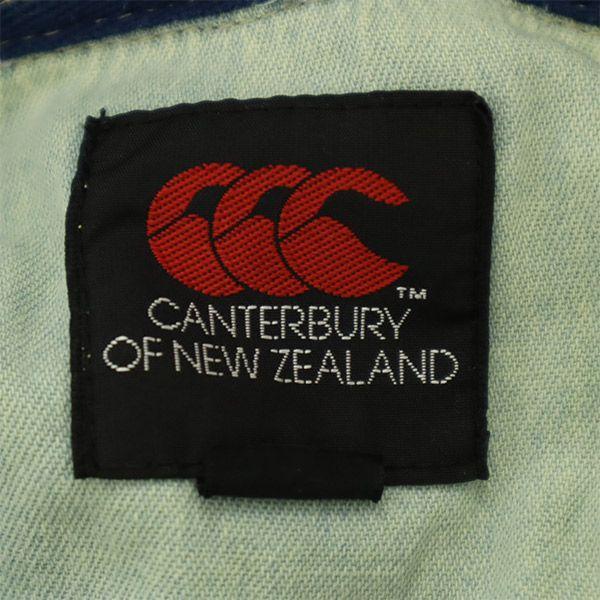 CANTERBURY OF NEW ZEALAND Logo patch Long sleeve Lager shirt M Polo shirt Men's Used