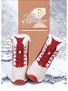 Women's Mid-Calf Fleece-Lined Waterproof Snow Boots - Non-Slip Thick-Soled Winter Ski Shoes