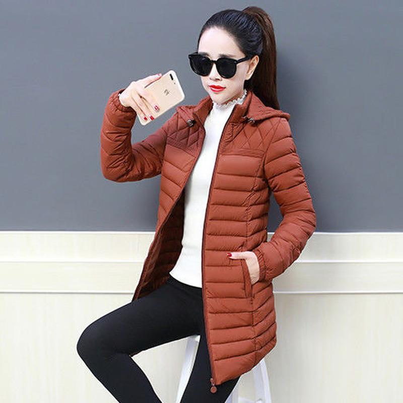 Hooded Coat Women Outerwear Female Parkas Long Jackets Warm Base Coats Winter Cotton Casual