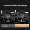 For Mazda 2 3 5 6 BL BM GJ Atenza Axela Demio CX-3 CX3 CX-5 CX5 CX7 CX-7 CX-9 CX8 MX-5 Car 3D Logo Leather Steering Wheel Cove FF25