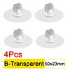 4/1PCS Household Handle Door Window Punch-free Self  Adhesive Handle Wardrobe Pulls Handle Window Cabinet Drawer Furniture Decor
