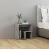 Nightstands 2 pcs Concrete Grey 40 x 30 x 40 cm Particleboard