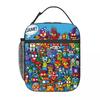 SuperThings Cartoon Insulated Lunch Bags Portable Super Zings Kindergarten Cooler Bag Lunch Box Tote Work Picnic Food Handbags