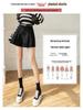 Women's High Waist Corduroy A-line Wide Leg Shorts - Autumn/Winter 2025 Collection