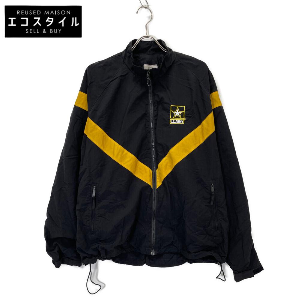 U.S.ARMY Black X Yellow APFU Nylon Jacket Jacket L blackUsed