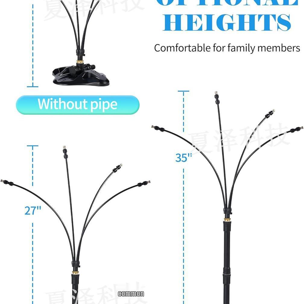 

Brass Multi-Head Patio Misting Cooling System Sprayer