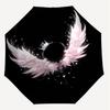 1pc Wings Crown Automatic Open/Close Umbrella Compact Folding Umbrella with 8-Rib Shaft for Women/Men, Portable Travel Umbrella,1169S