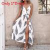 Polyester Floral Slip Dress With Vneck Sleeveless Design For Summer Casual Wear