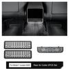 For Tesla Model Y Juniper Under Seat Air Outlet Protective Cover Anti-clogging ABS Rear Center Air Outlet Covers Plug in tall