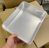 Square Stainless Steel Tiramisu Cake Mold and Deep Plate Set