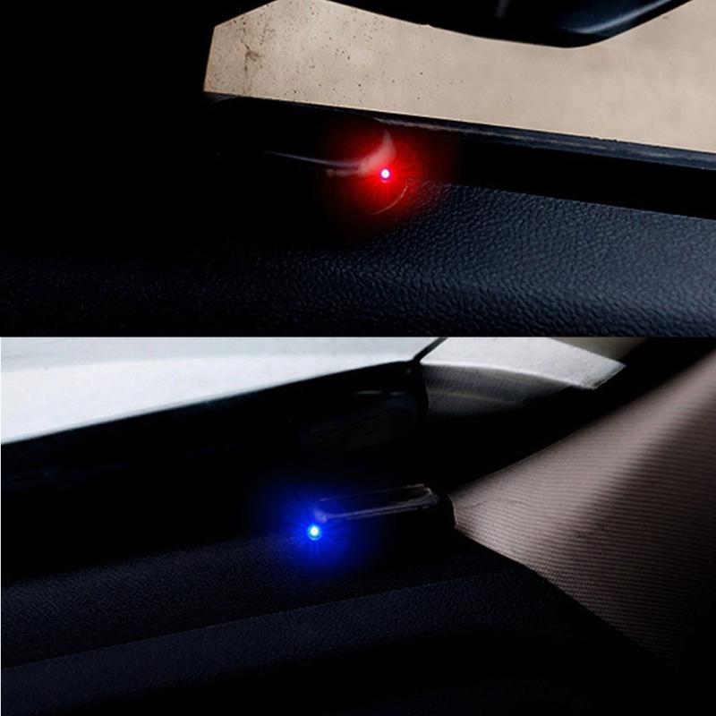 Solar Powered Car Alarm Light Anti-theft Warning Light Car Blinking Flash Light