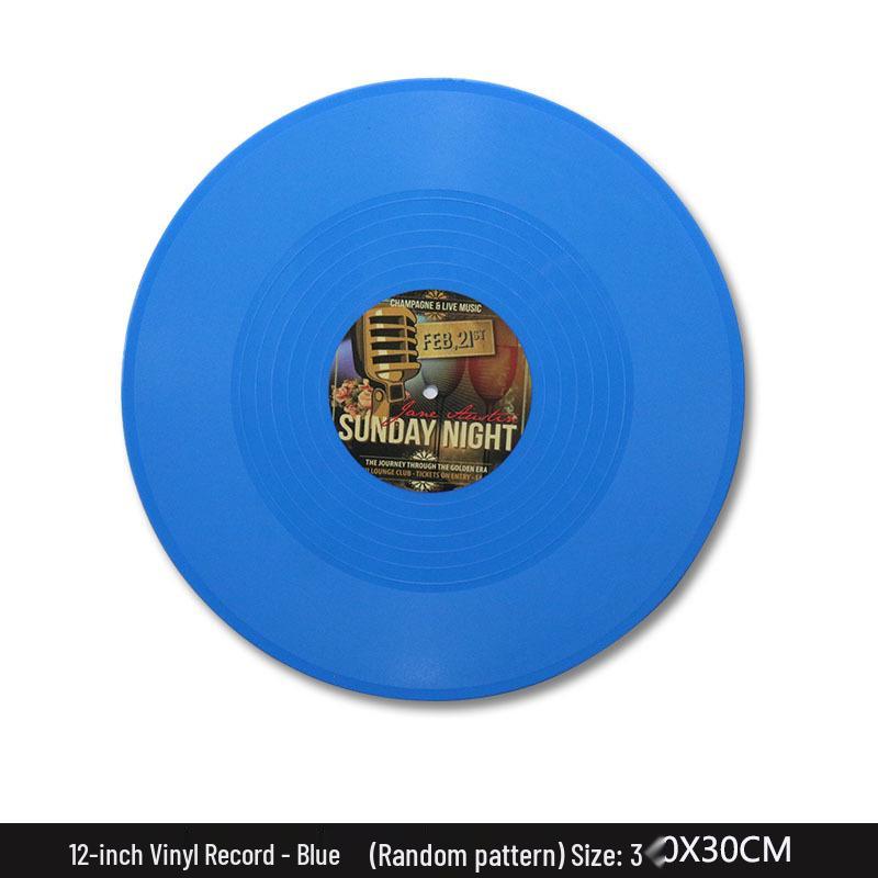 Retro vinylová deska nástěnná dekorace plakátové samolepky pro bar, kavárnu, restauraci a obchod s mléčným čajem