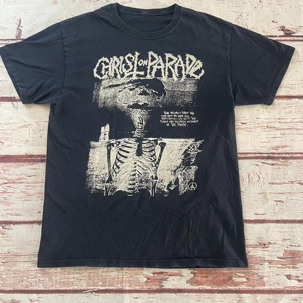 Unisex Short Sleeve Crew Neck Cotton T Shirt Christ On Parade XL