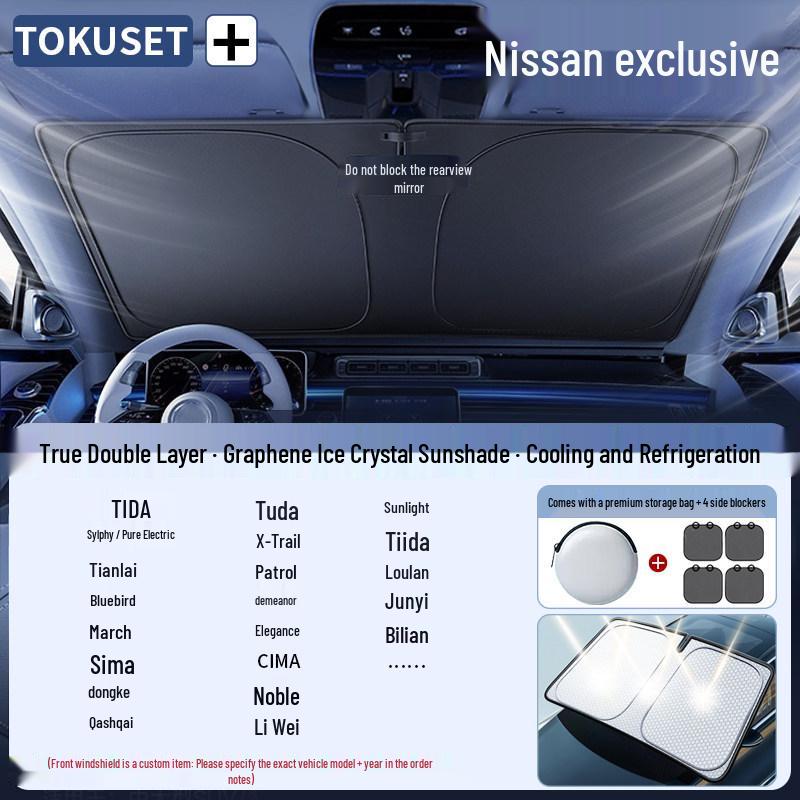 2025 Car Windshield Sunshade Umbrella - Heat Insulation & Sun Protection