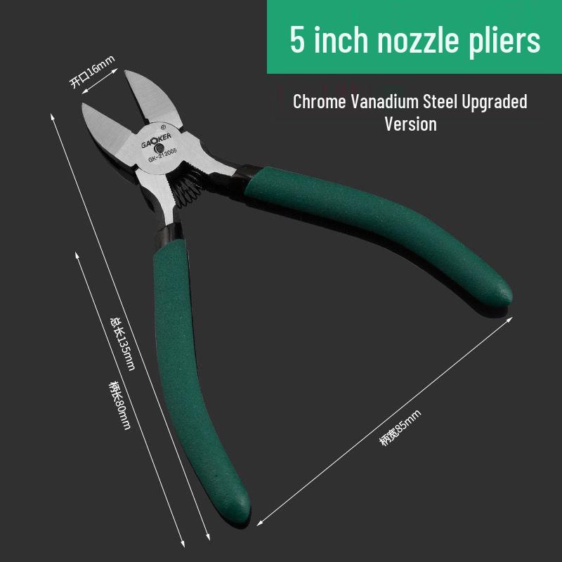 5   & 6   Electrician Diagonal Cutting Pliers with Spring