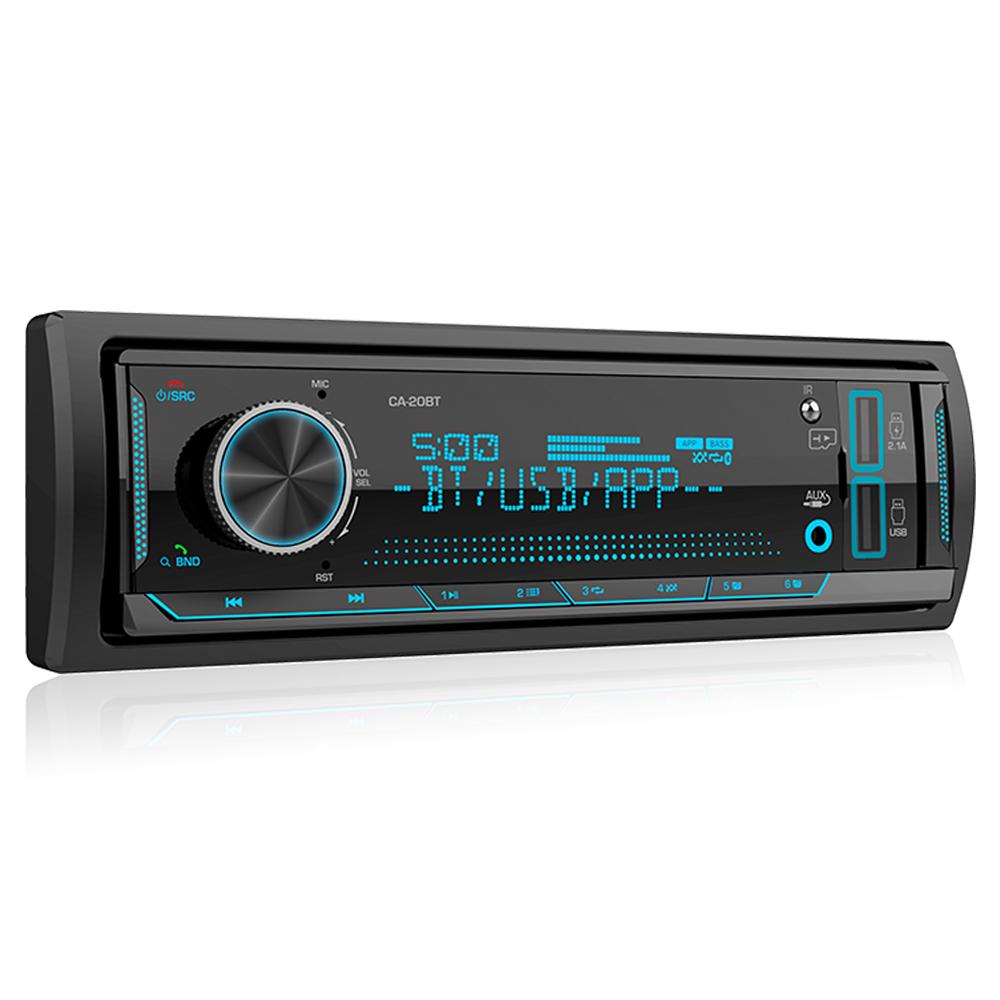 Grandnavi 1 Din Car Radio Audio Stereo FM Aux Input Receiver SD TF USB 12V In-dash MP3 Bluetooth Multimedia Auto Radio Player