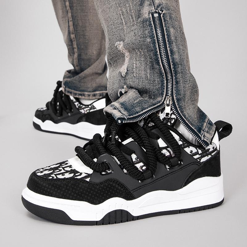 Hongkong-Stil Nischen-Paar-Board-Schuhe Damen-Ins super angesagte vielseitige Sportschuhe Frühling neue kleine weiße Schuhe Herren