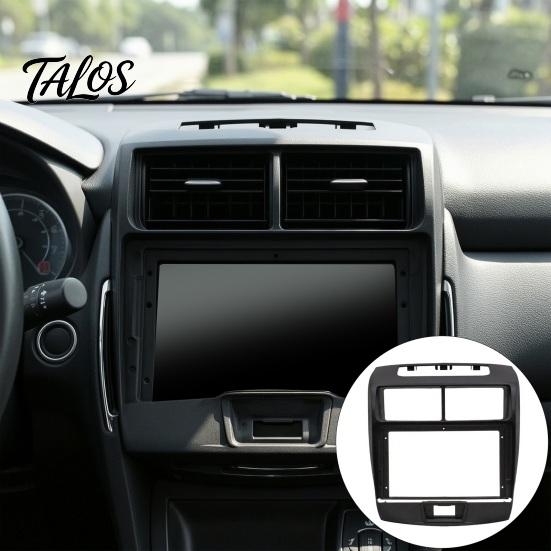 Non Destructive Stereo Trim 9-Inch Car Radio Fascia Frame for Toyota Avanza, 2012 Heat Resistant Navigation Center Console Dash Mounting Bracket,