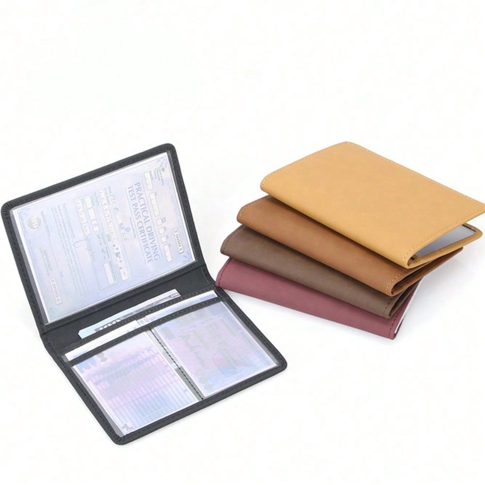 RFID retro driver's license card holder, car registration card bag, ID bag protection