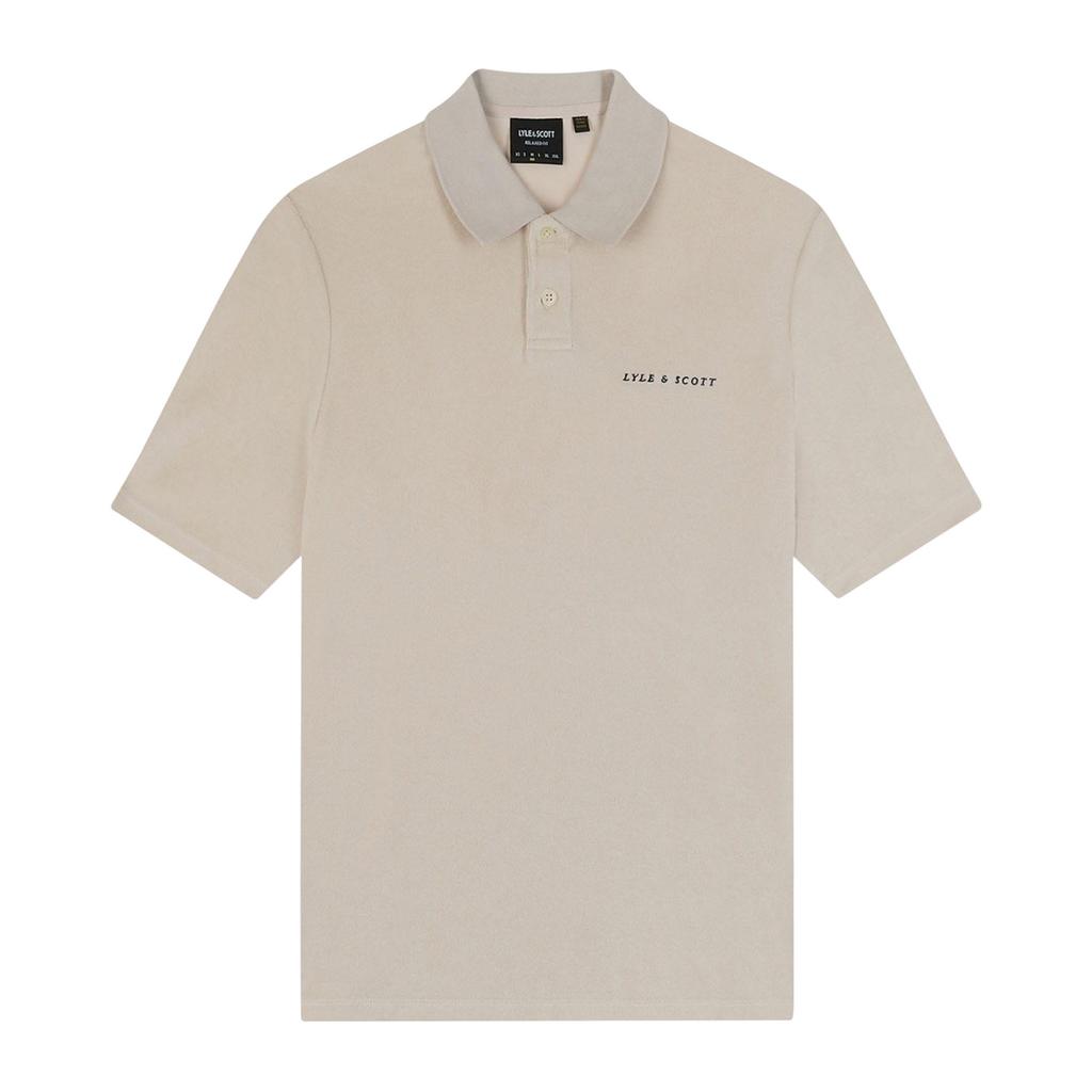 Lyle & Scott Mens Towelling Polo Shirt