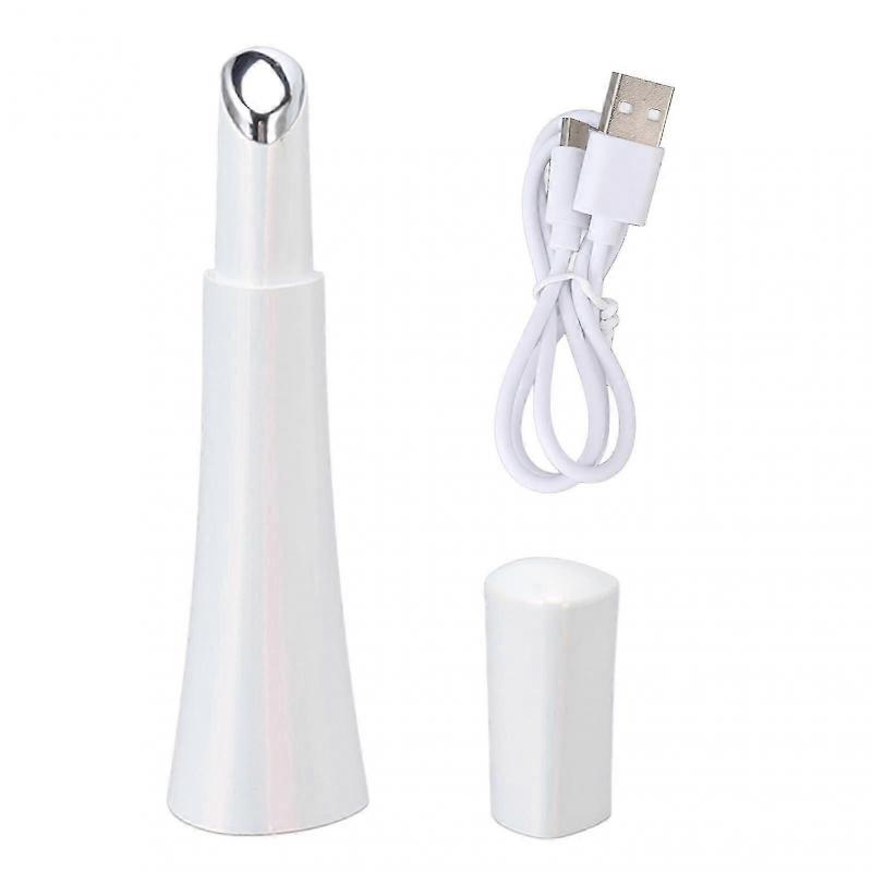 Electric Eye Massager Wand Wrinkle Removal Hot Compress Microcurrent Rechargeable LED Light Eye Beauty Instrument