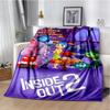 New Cartoon Gift Inside Out Joy Sad Soft Blanket,Soft Throw Blanket for Home Bedroom Bed Sofa Picnic Travel Cover Child