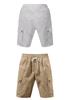 American Amekaji Outdoor Tactical Men's Bamboo Linen Casual Summer Beach Shorts