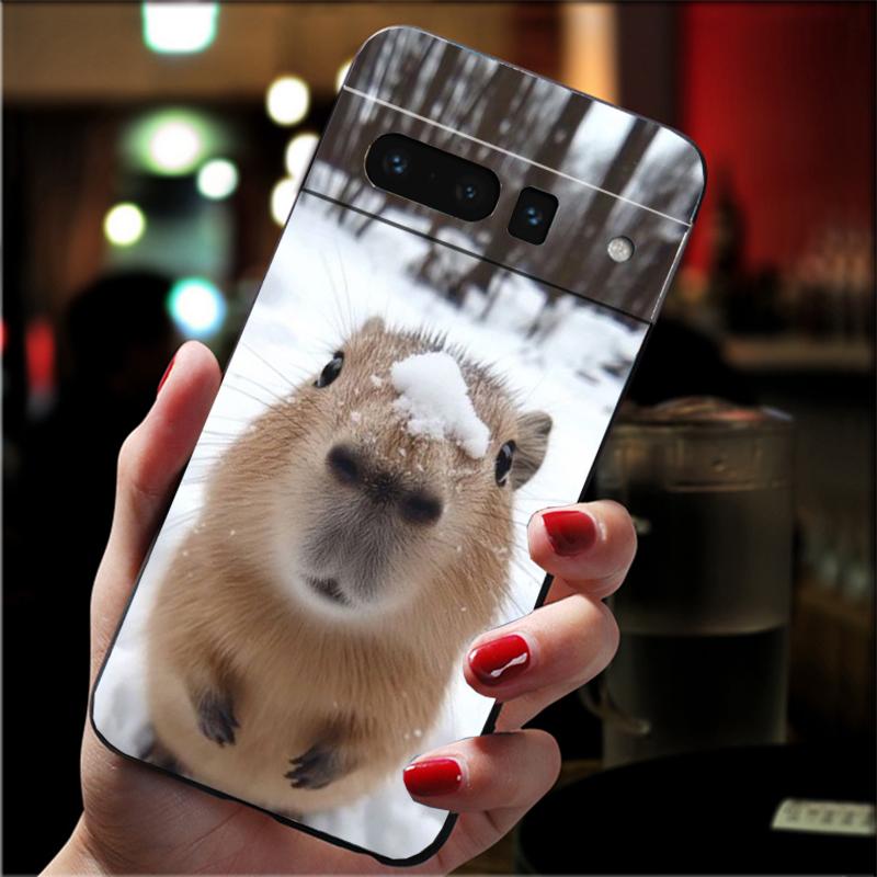 

Animal Capybara Carcasa Funda Phone Case For Google Pixel 10 9 Pro XL 9A 8 7 6 Pro Pixel 8A 7A 6A Pixel 8 7 6 5 Case Google Pixel 6