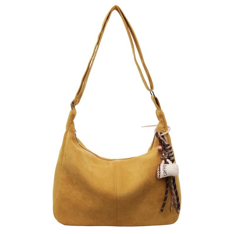 Advanced Leather Suede Ladies Office Bag With Large Capacity For Daily Use