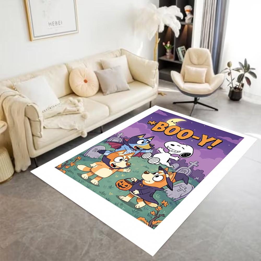 Halloween Costume Parade Area Rug Suitable for Dormitory Kitchen Outdoor Foyer Antislip Carpet Office home decor Gift for Festivals