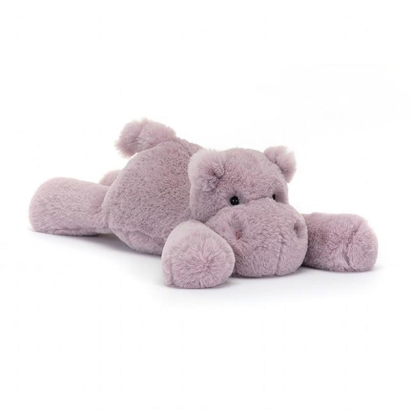 JELLYCAT Jungle Animal Series Smudge Hippo Smudge Hippo Fun Doll Plush Doll Sitting 13cm Height