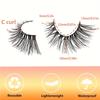 10 Pairs Half Lashes Natural Look Wispy Fluffy Cat Eye Look Natural Short Accent Lashes End Lashes Corner Eyelashes 3/4 Lashes R